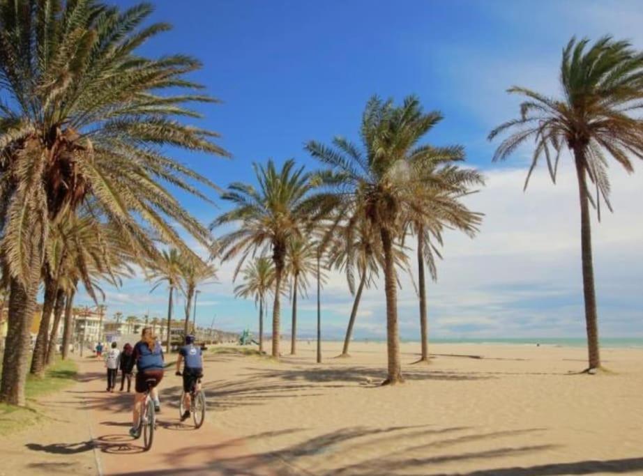 Apartamento Valencia Atico Playa Patacona. Parking Incluido Exterior foto