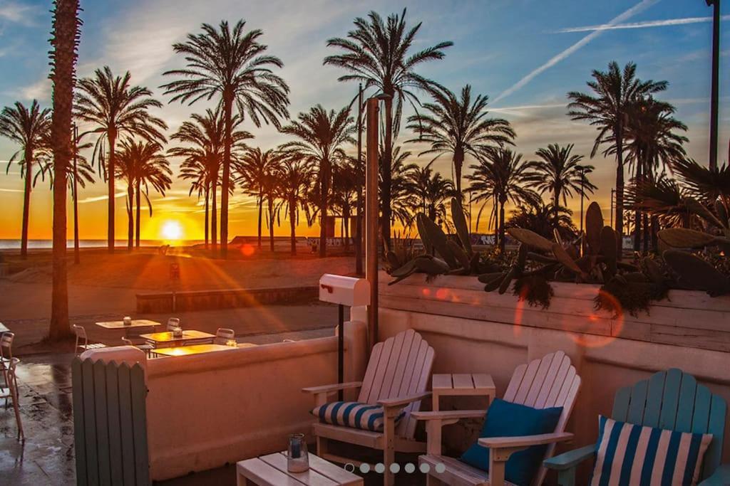 Apartamento Valencia Atico Playa Patacona. Parking Incluido Exterior foto